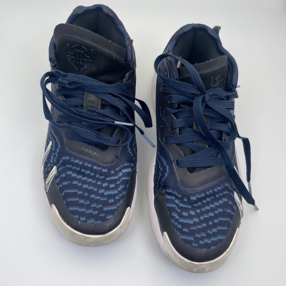 Adidas DON Issue 4 Basketball Shoes Mens 7 Navy Blue Good Lightstrike Lightlock